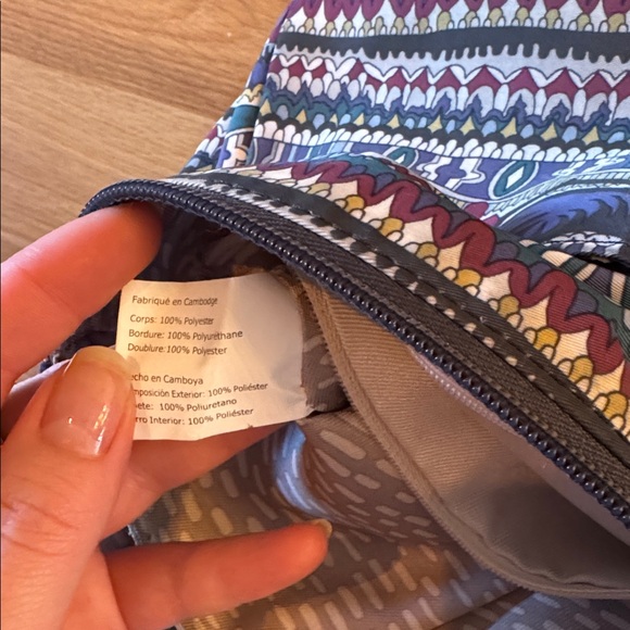 EUC Sakroots Eco Twill Multicolor Patterned crossbody Bag - Picture 10 of 14